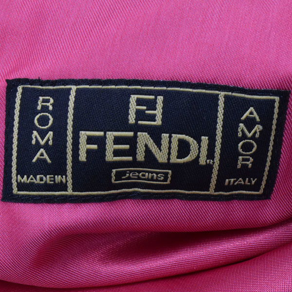 FENDI/フェンディ ロング ステンカラーコート 長袖 ベルト付 肩パット入り センターベント It42 Usa8 Fr38 黒 [NEW]★51LB10_画像9