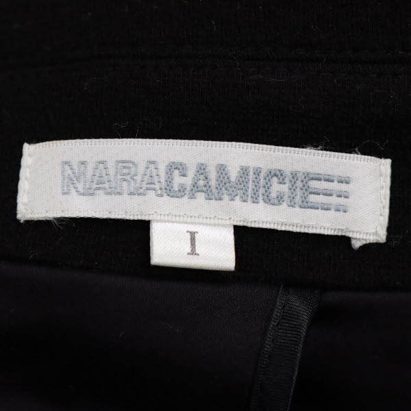 NARACAMICIE/ナラカミーチェ レディース ジャケット 長袖 フリル シングル 1ボタン 1 M相当 黒 [NEW]★51JA21_画像8