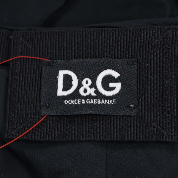 D&G Dolce&Gabbana/D&G ドルチェ＆ガッバーナ レディース ミニ バルーンスカート 薄手 38 S相当 黒系 [NEW]★51CI44_画像8