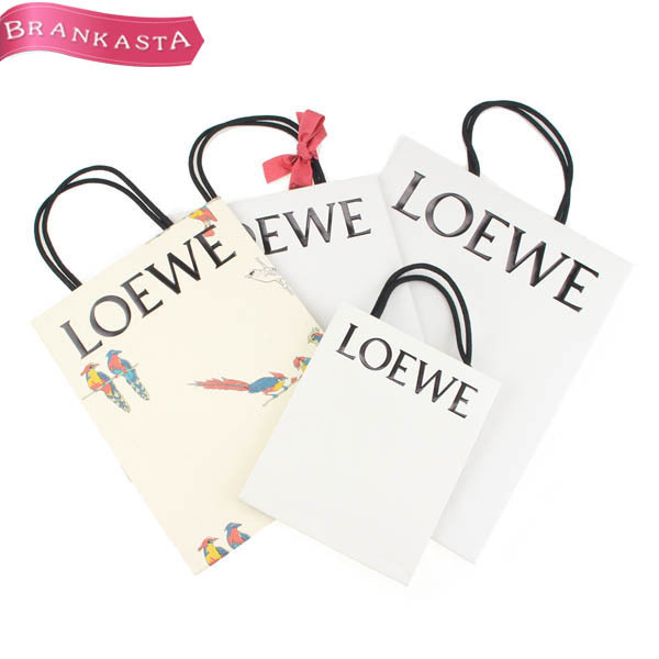 LOEWE/ロエベ 純正ショップ袋 ショッパー 紙袋 限定デザイン含む4点セット まとめ売り 鳥柄 バード [NEW]★62CB49の画像1
