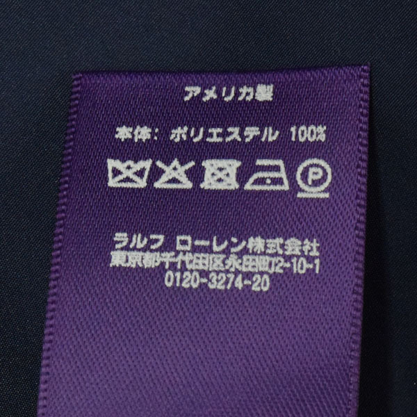 RALPH LAUREN PURPLE LABEL/ラルフローレン パープルレーベルコレクション カシュクールブラウス トップス 0 紺[大感謝祭]★41BL83_画像7