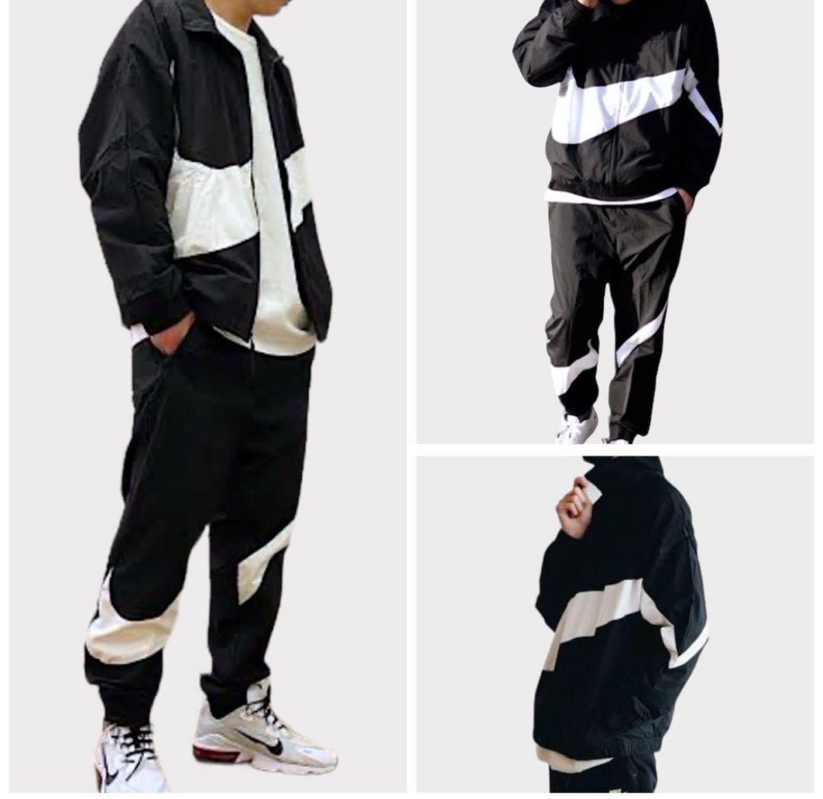 XL NIKE ビッグスウッシュ セットアップ ウーブン ジャケット XL NIKE ビッグスウッシュ セットアップ ウーブン ジャケット