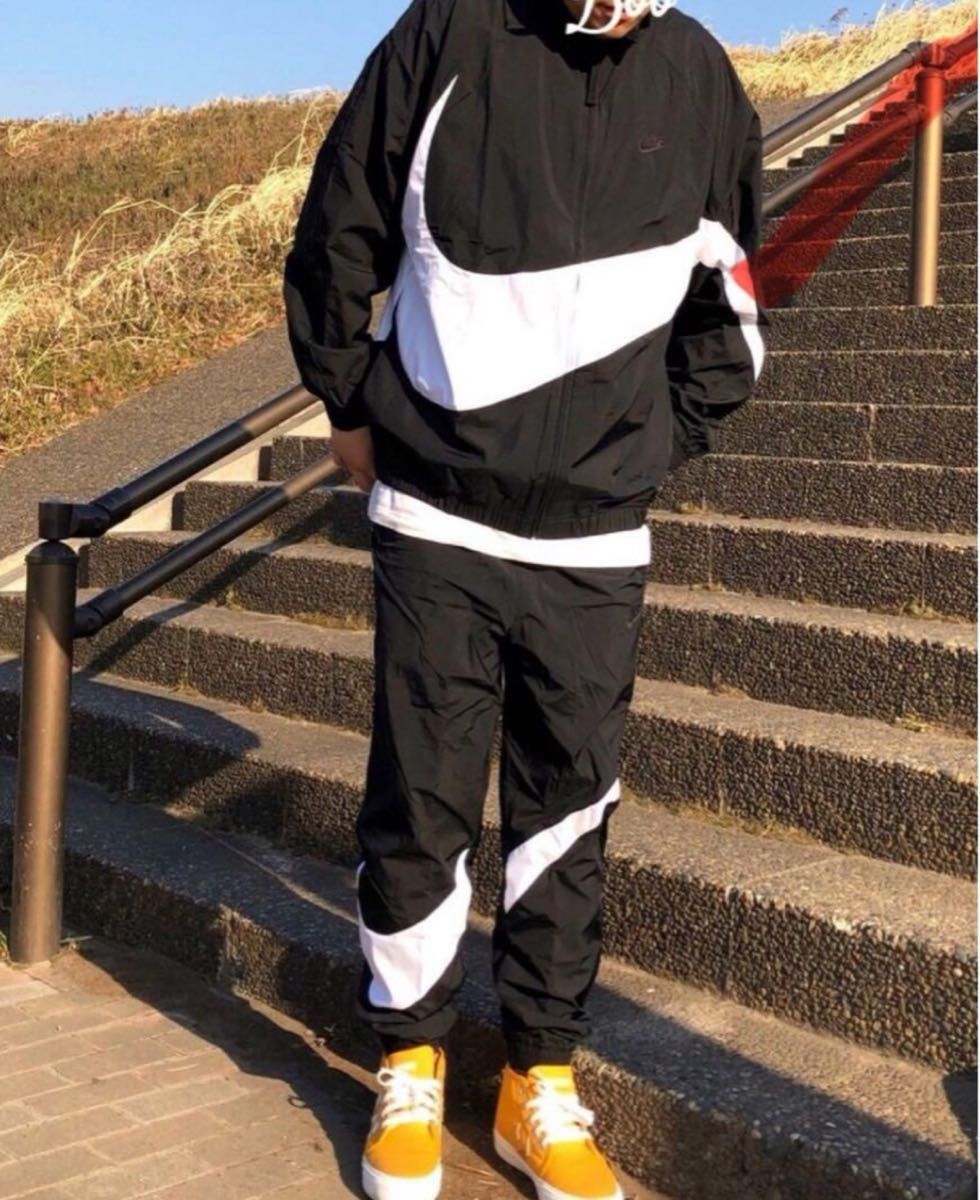 XL NIKE ビッグスウッシュ セットアップ ウーブン ジャケット XL NIKE ビッグスウッシュ セットアップ ウーブン ジャケット