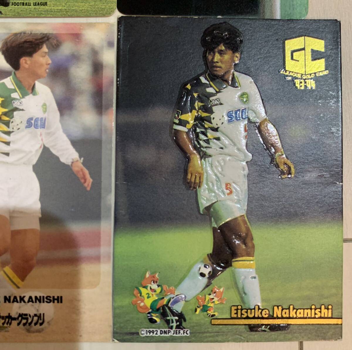 【1円スタート】カルビー Jリーグ カード 1992-1993、バインダー、ゴールドカード他_画像6