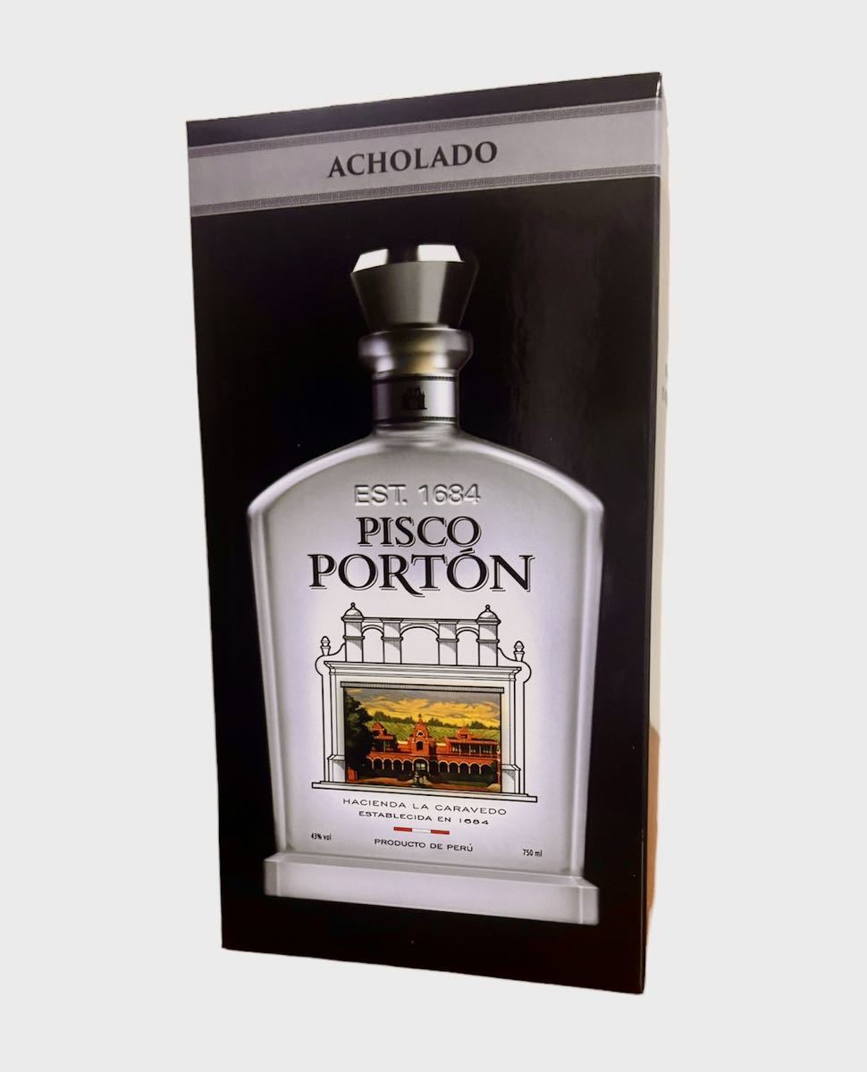 [ new goods not yet . plug Pisco poru ton achola-doPISCO RORTON ACHOLADO 750ml white brandy grape .. sake pe Roo production ]