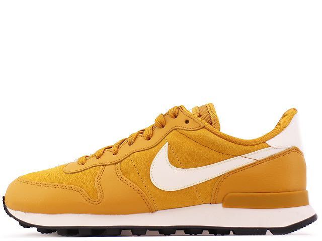 NIKE WMNS INTERNATIONALIST SEナイキ ウィメンズ インターナショナリスト SE (872922-700) ゴールドスエード24.5cm箱あり_画像4