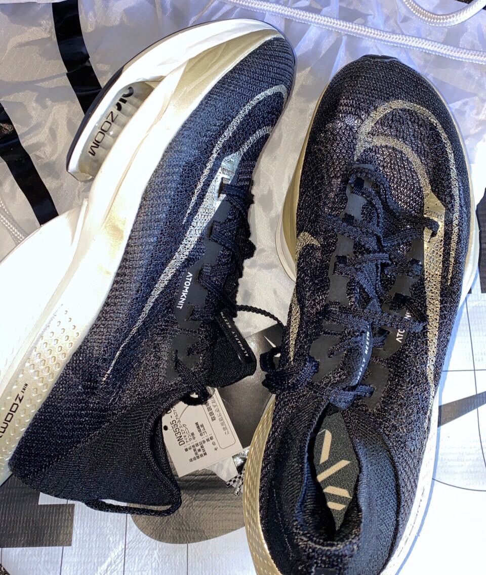 NIKE AIR ZOOM ALPHAFLY NEXT% 2 Black/Sail/Metallic Gold Grainナイキ アルファフライ2 (DN3555-001)黒27cm箱ありの画像2