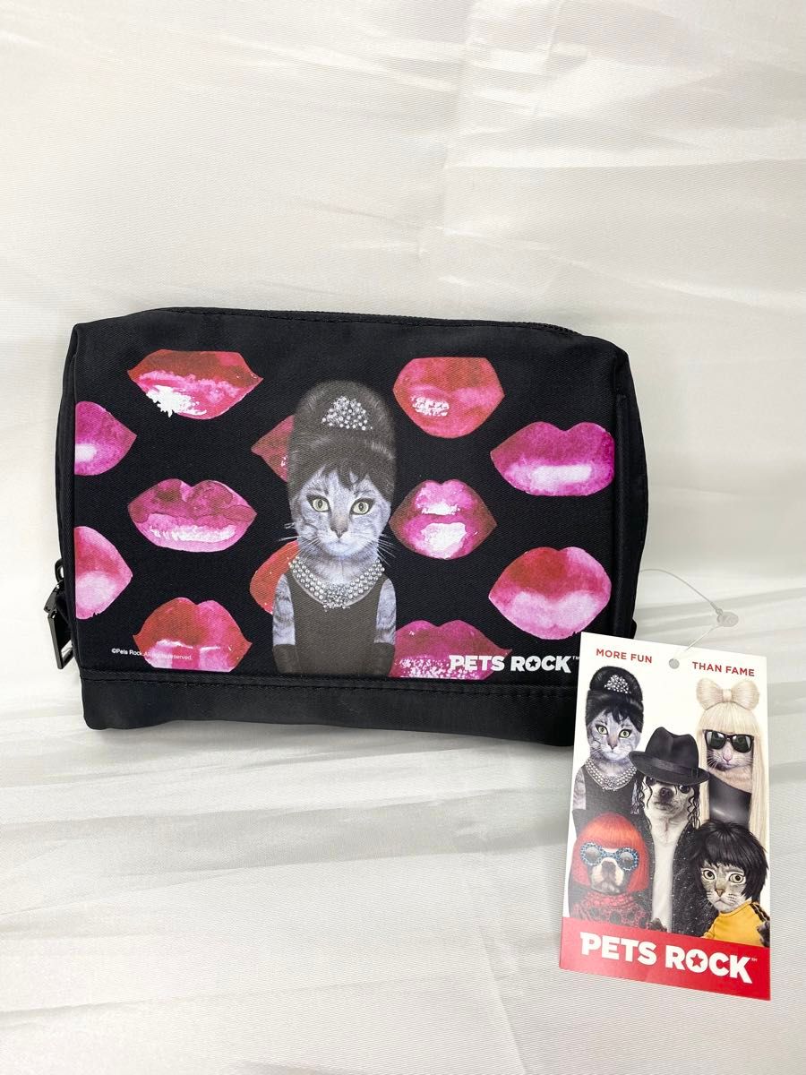 【新品】PETS ROCK   ペッツロック　レディース　ポーチ　スクエアポーチ