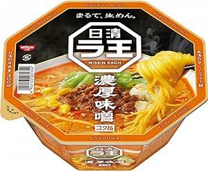 日清食品 日清ラ王 濃厚味噌 カップ麺 118g×12個_画像1