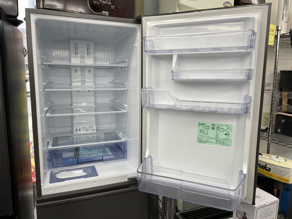 三菱 3ドア冷蔵庫 300L 2020年製 自動製氷 MR-CX30F-H 三菱 3ドア冷蔵庫 300L 2020年製 自動製氷 MR-CX30F-H