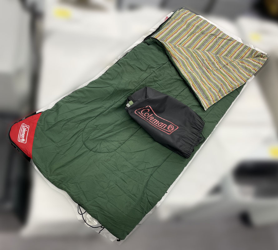 Coleman 寝袋 約187×80ｃｍ 約1760ｇ シュラフ スリーピングバッグ キャンプ アウトドア コールマン 札幌市手稲区の画像1