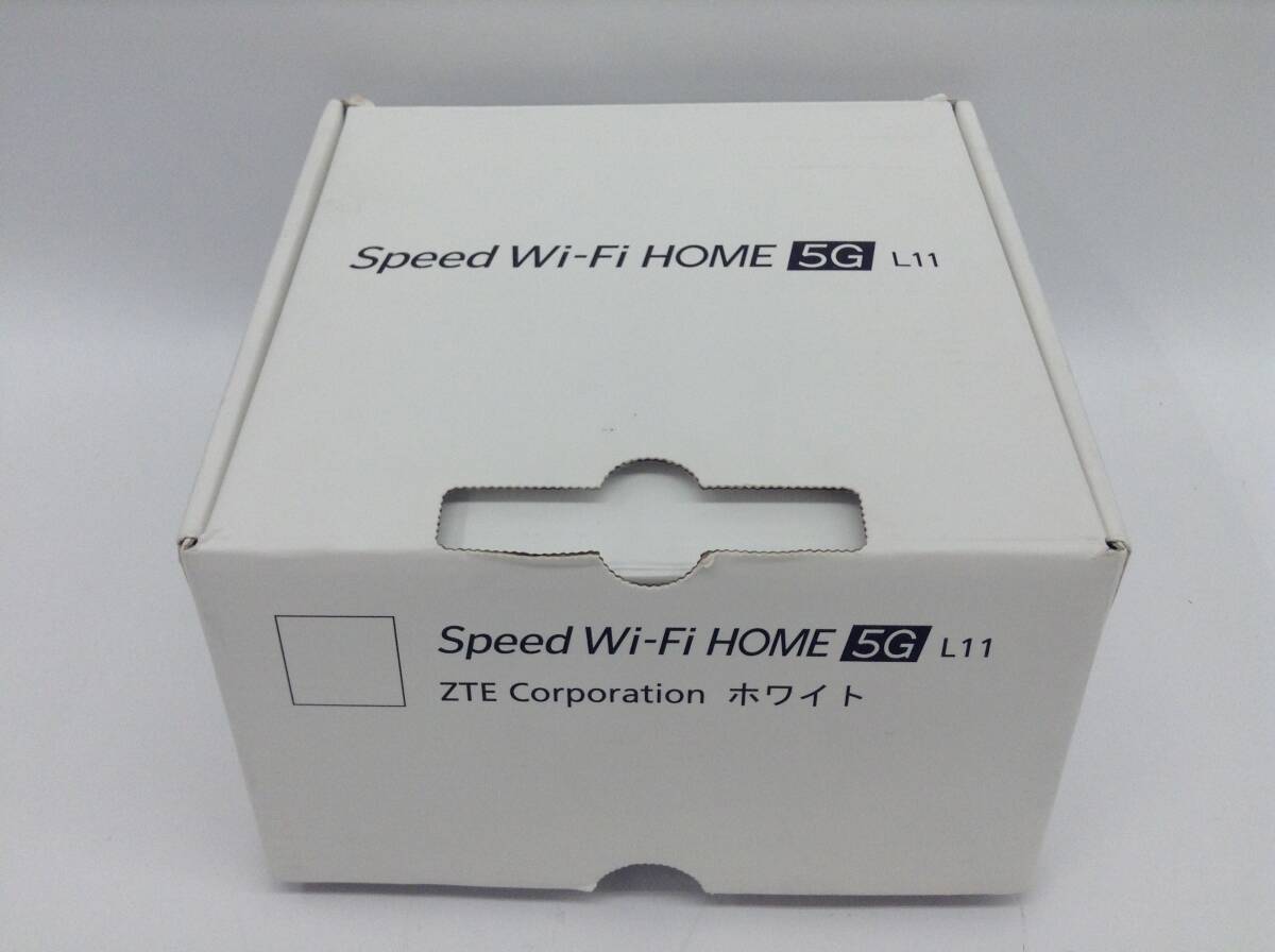 Speed Wi-Fi HOME 5G L11 ZTR01 ホワイト ホームルーター ZTE Corporation スピード ワイファイ ホーム（88-35.Z）C-24 SSの画像1