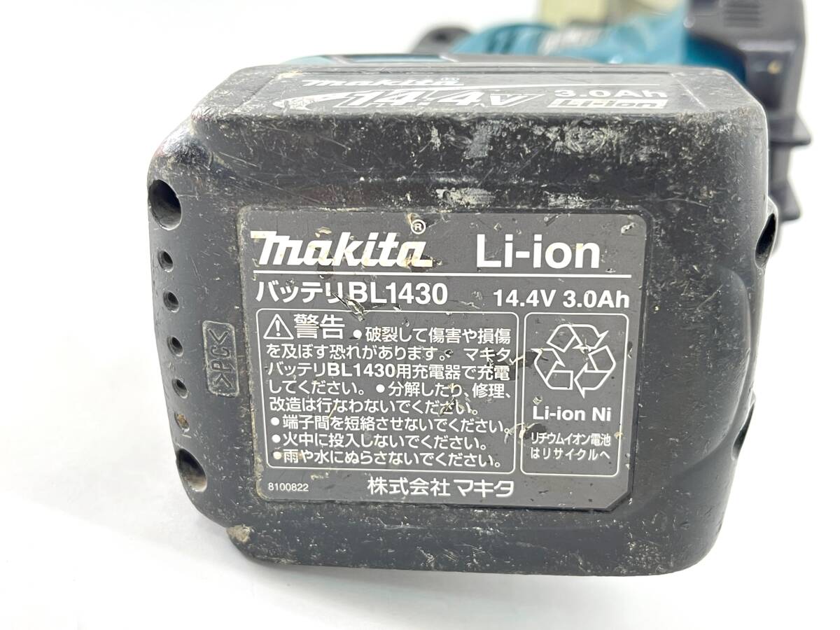 makita 160mm 充電式芝生バリカン　MUM602D 動作確認済み　14.4V バッテリー付き BL1430 佐川急便80サイズ 奈良県発（516-243.S-2）C-24 MH_画像6