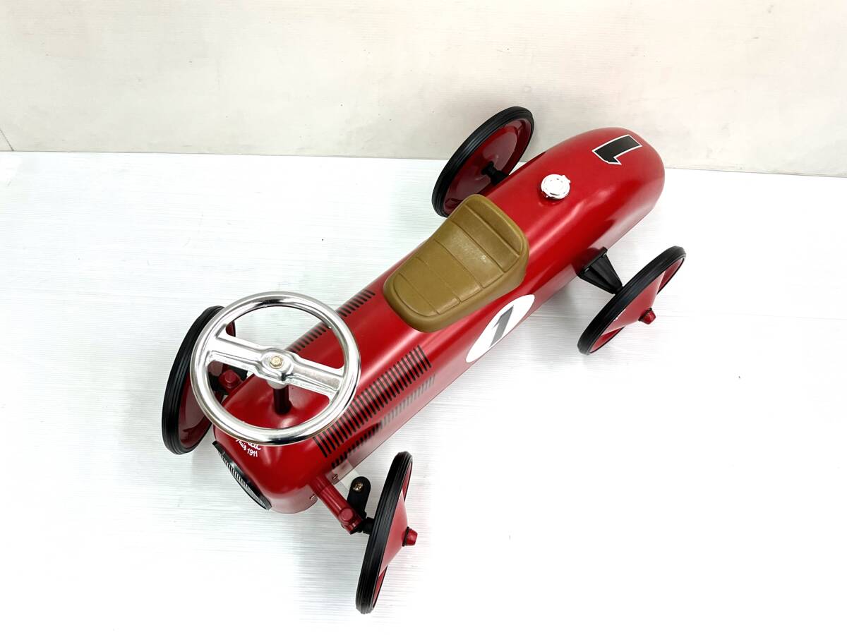 美品 VILAC レーシングカー レッド ヴィラック 乗用玩具 アルタバーク フランス製 ゆうパック170サイズ 奈良発（554-55.N-6）C-24 MHの画像5