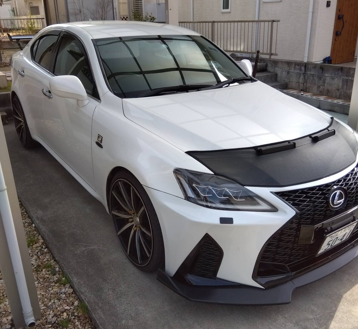 レクサス IS 250バージョンS パール 現行30系Fスポーツルック 79000km 車検残1年 LEXUS スピンドルグリル 20インチアルミ 山口県 個人出品の画像3