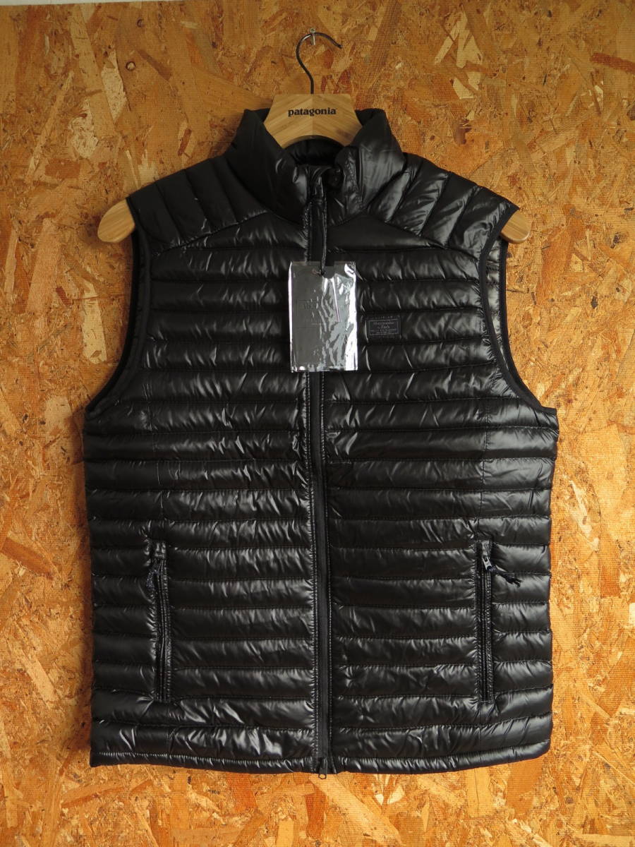 新品 ☆ 本物 Sサイズ アバクロ ライトウェイト ダウンベスト Abercrombie&Fitch Ultra Light Weight Down Vest BLACK 黒 アメリカ USA購入の画像1