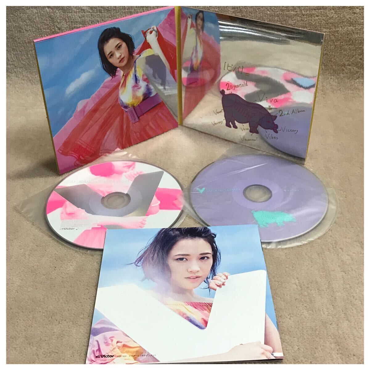 V［ビバ］/ 大原櫻子《初回限定盤・紙ジャケット・ミラクルミラー盤・CD/DVD2枚組》