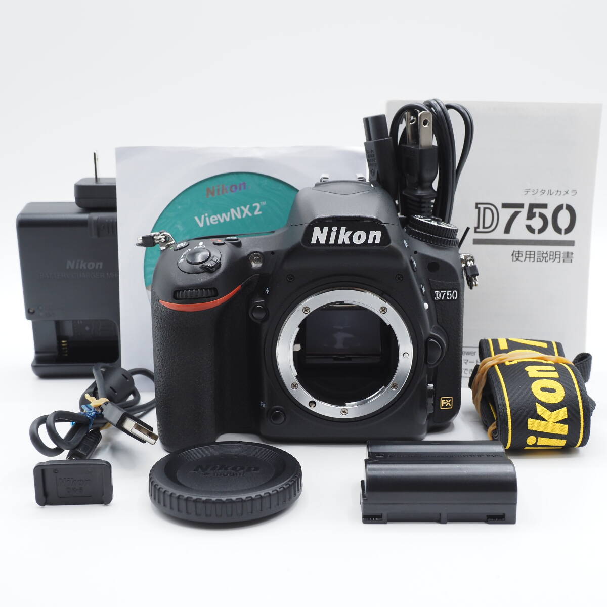 ★ショット数10,699回・新品級★ Nikon ニコン デジタル一眼レフカメラ D750 ボディ #2062_画像1