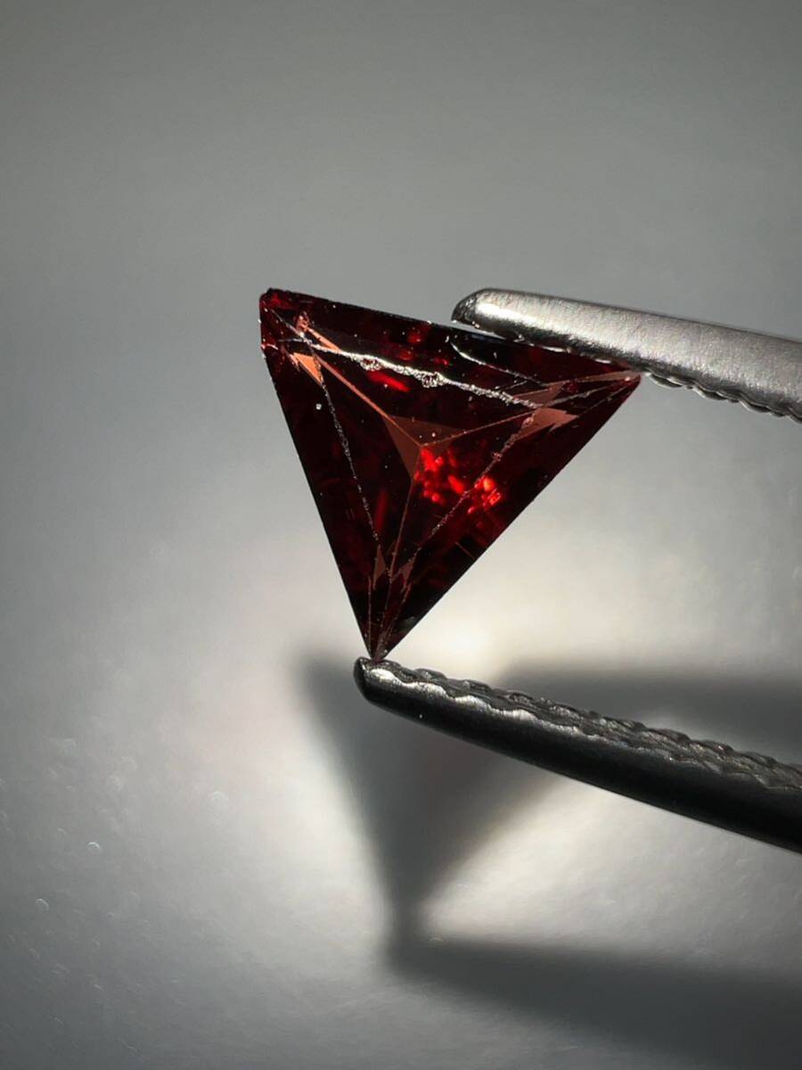 「ジャンク品」ガーネットルース 0.57ct KS100-71の画像8