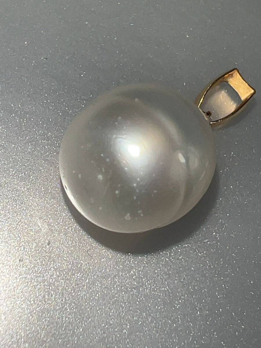 [ junk ]K18 White Butterfly pearl pendant KS700-66