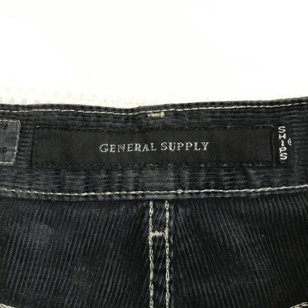 日本製☆GENERAL SUPPLY☆Lee/コーデュロイデニムパンツ【メンズM/股下74cm/グレー系/gray系】Pants/Trouser◇cBH568