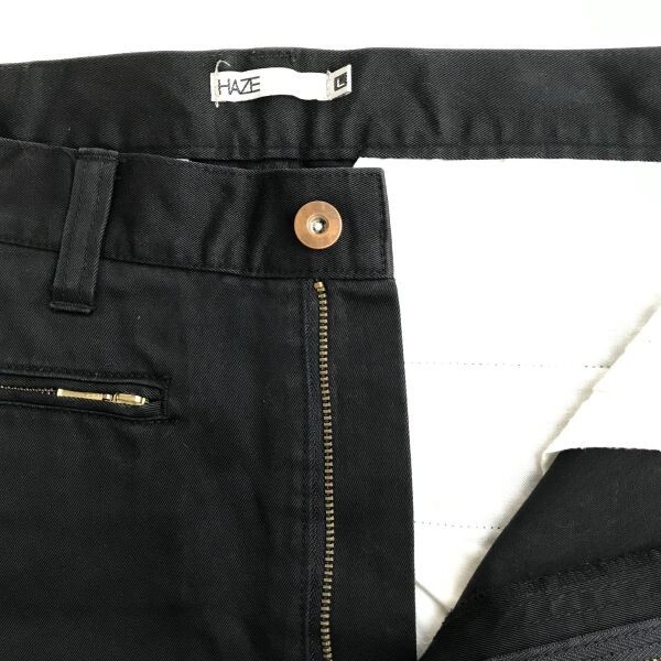 日本製☆ヘイズ/HAZE LTD☆ジップポケット/ワークパンツ【メンズL/股下80cm/黒/black】Pants/Trouser◇cBH571