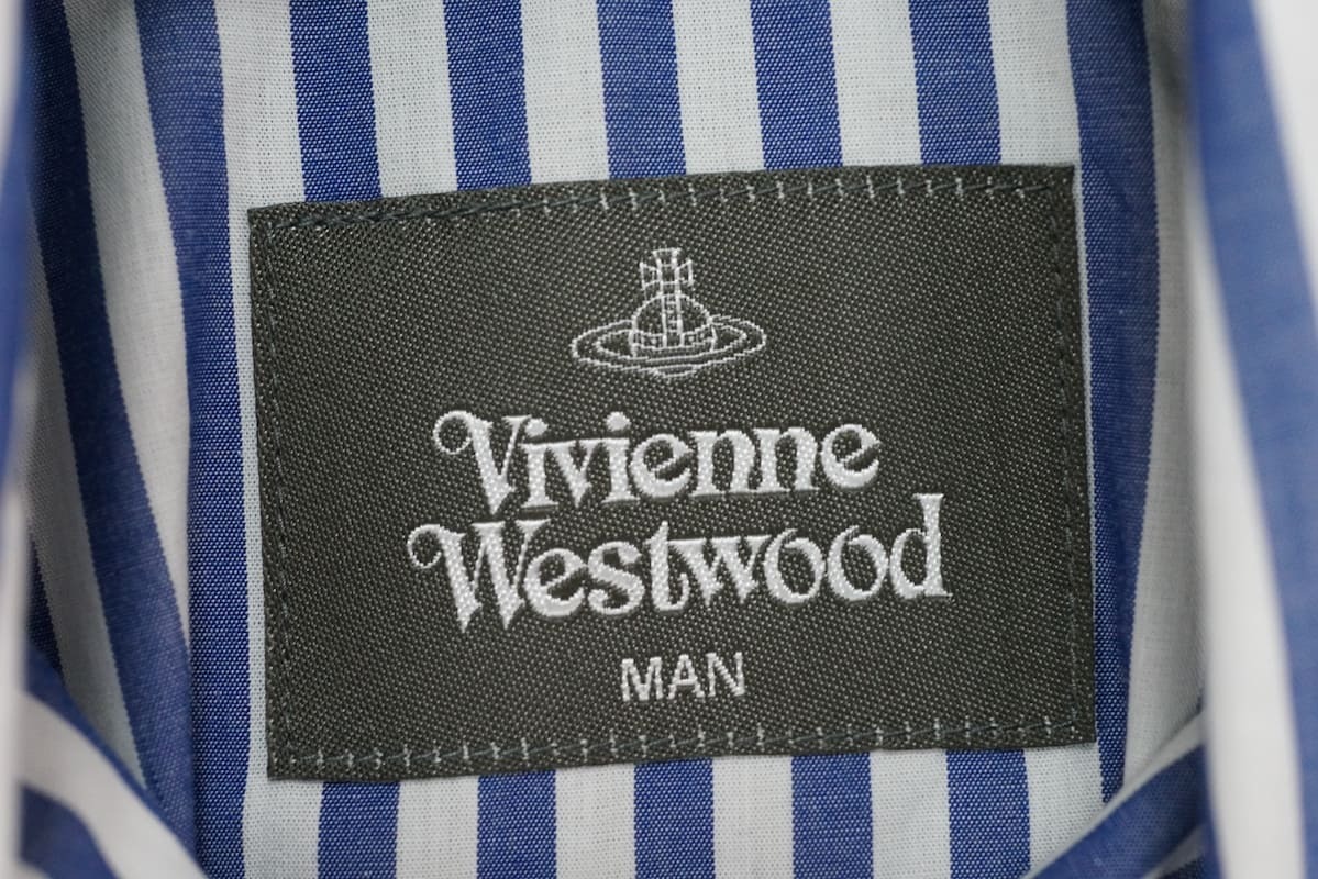 Vivienne Westwood ヴィヴィアン ウェストウッド プレーリー アウターシャツ ストライプ コットン FREEサイズ_画像5