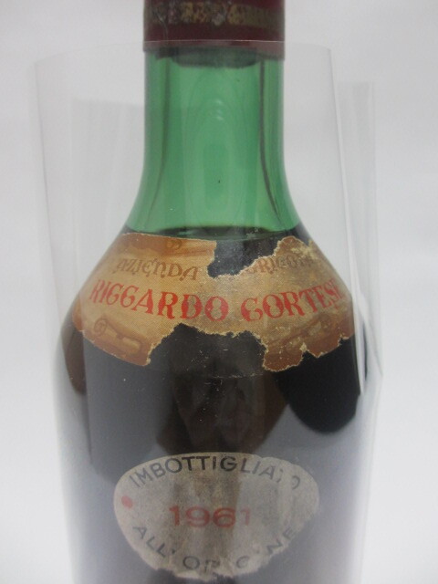 【６３年物】バローロ １９６１年 リカルド・コルテーゼ【７２０ml】_画像7