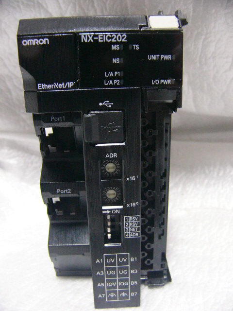 ★未使用★ OMRON PLC NX-EIC202-SE NX EtherCAT カプラ _画像1