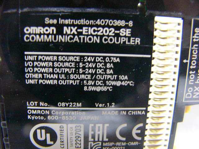 Yahoo!オークション - 未使用 OMRON PLC NX-EIC202-SE NX Yahoo!オークション - 未使用 OMRON PLC NX-EIC202-SE NX