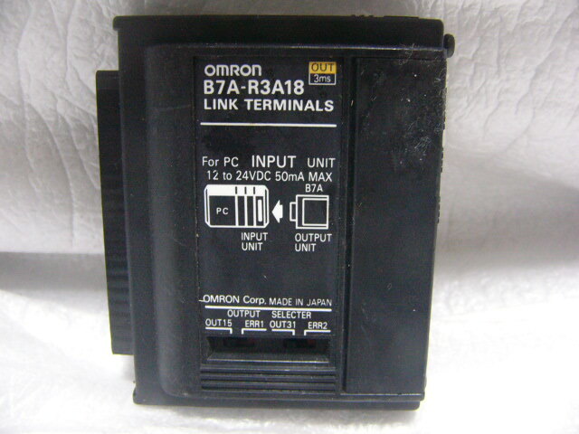 ★動作保証★ OMRON PLC B7A-R3A18 リンクターミナル装置入力_画像1