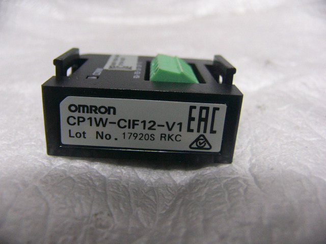 ★動作保証★ OMRON PLC CP1W-CIF12-V1 RS-485／RS-422A通信増設（絶縁型）_画像2