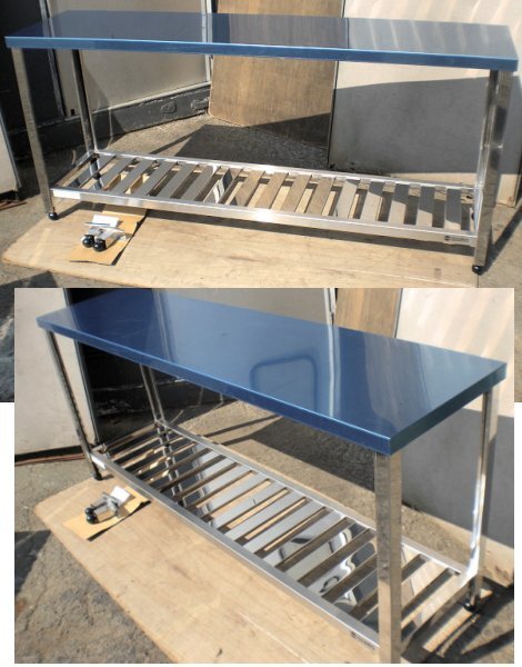 ★新品 幅1800 厨房 ステンレス台 作業台 調理台 KT-1800 店舗 業務用 ●送料込