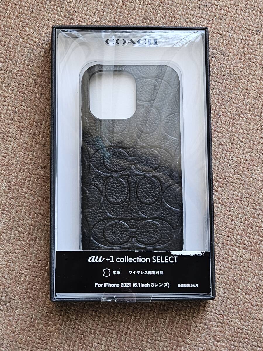 iPhone 13 Pro用 COACH（R）ハードケース／EMBOSSED Black R21H024K 未開封_画像1