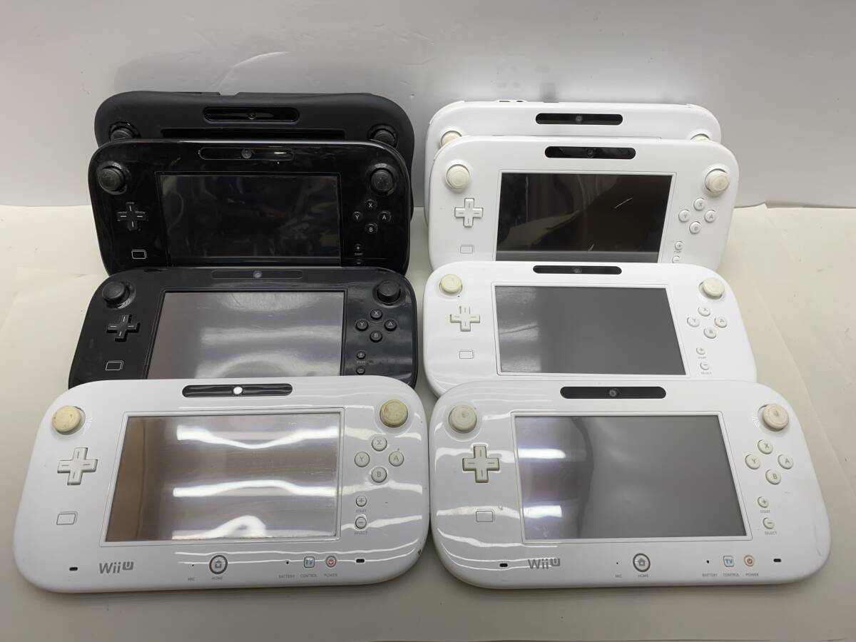 任天堂 Nintendo WiiU ゲームパッド WUP-010(JPN)　本体のみ 8台まとめ　通電確認_画像2