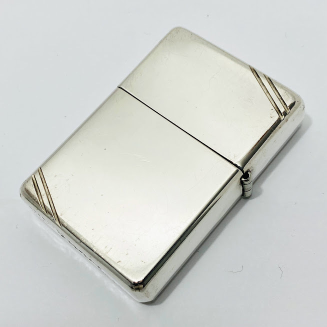 1円～ Zippo ジッポー STERLING SILVER スターリングシルバー 2005年製 オイルライター_画像2