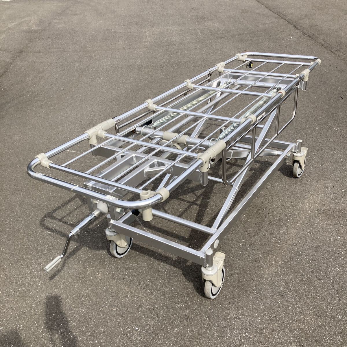 [ Fukuoka departure ] MATSUNAGA aluminium stretcher going up and down .. nursing transportation matsunaga made AL-UD-1 1900×570mm used 