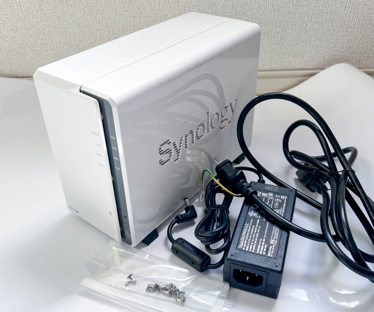 動作確認済 中古 Synology DS216j NAS HDD無し_画像1