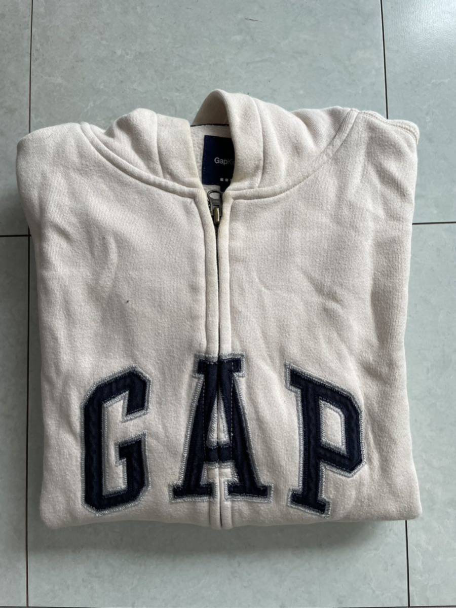 【GAP】ギャップ　パーカ　150　オフホワイト_画像1