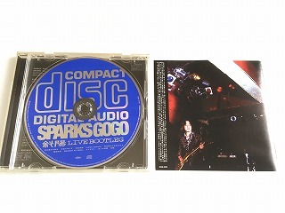 SPARKS GO GO/スパークス・ゴー・ゴー　会場通販限定CD「斜陽　LVIE BOOTLEG」状態良好_画像3