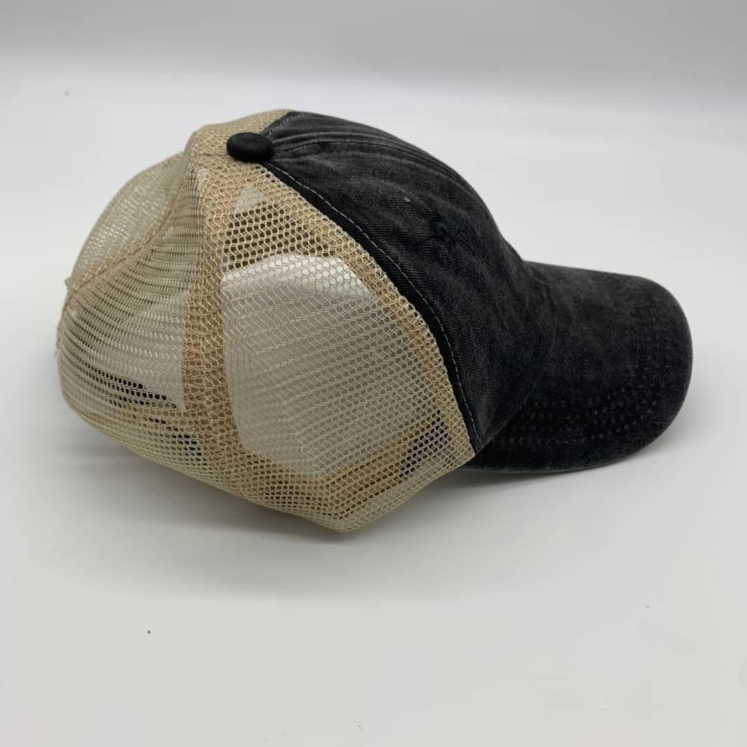 ★新品★ 黒　メッシュキャップ 帽子 CAP サイズ調節可 人気 男女兼用 夏 お洒落