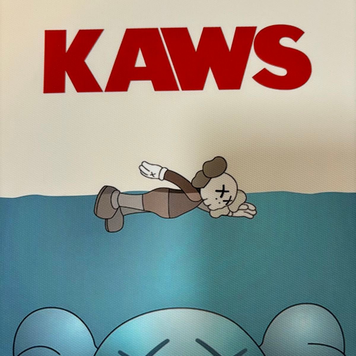 【白額付きポスター】KAWS(カウズ)47ベアブリック(A4サイズ)