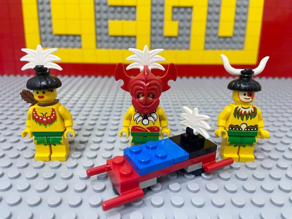 ☆ロンゴ族☆ レゴ　ミニフィグ　先住民　兵士　王様　部族　オロンガ島　( LEGO 人形 南海の勇者 C30412_画像1