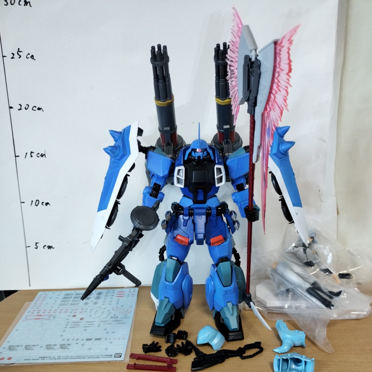 プレバン 限定 MG 1/100 イザーク・ジュール専用 スラッシュザクファントム 完成品 SEED DISTENY ガンダム ガンプラ ジャンク フィギュア_MGスラッシュザクファントム完成品+おまけ