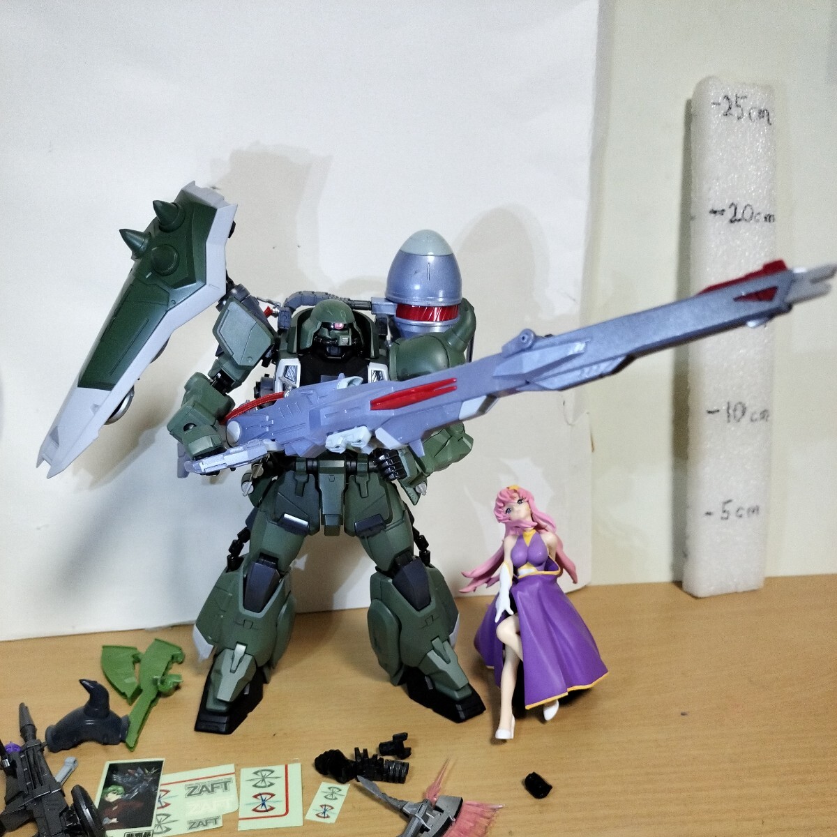 MG 1/100 ガナー・ザクウォーリア 塗装 完成品 SEED DISTENY ガンダム ガンプラ ジャンク フィギュア HG ミーア ブレイズ ザクファントム_ガナーウィザード