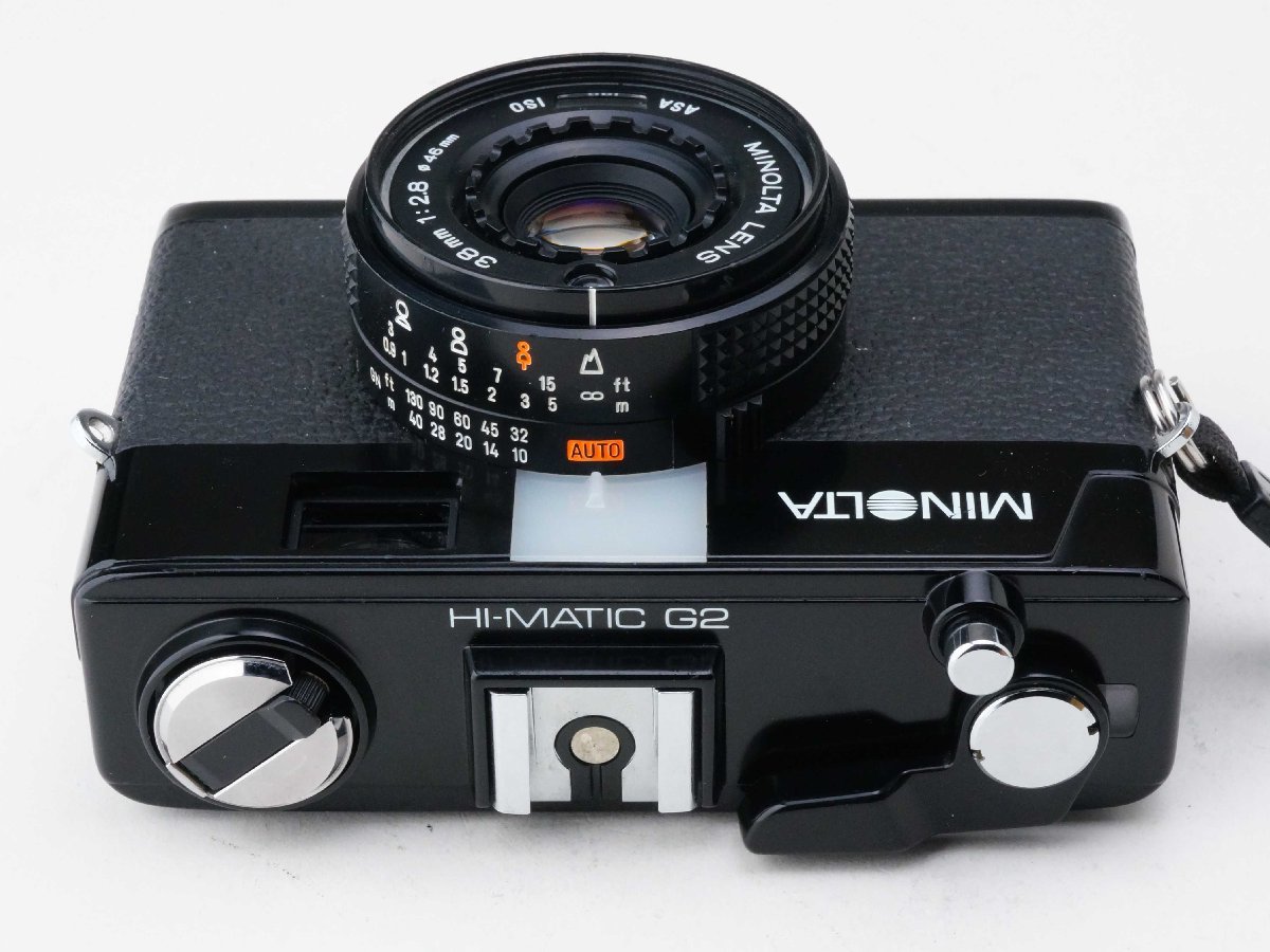 希少! MINOLTA HI-MATIC G2美品 動作品 !! ドイツ里帰り品!!!!! ミノルタ 0142の画像8