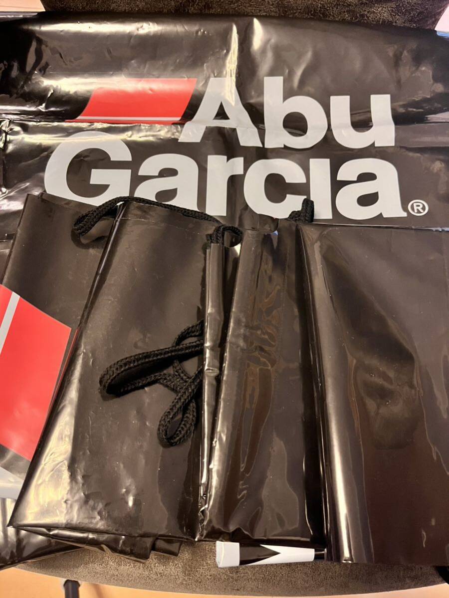新品 アブガルシア ビニールバッグ 5枚セット ナップザック 袋 Abu Garcia 非売品　ノベルティ ショッピングバッグ _画像1