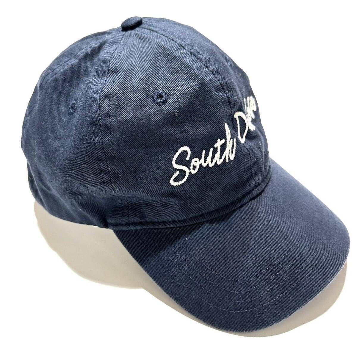 90s The game 6パネル ベースボールキャップ South Dakota サウスダコタ コットン ネイビー 紺 FREE vintage ヴィンテージ ビンテージ USAの画像2