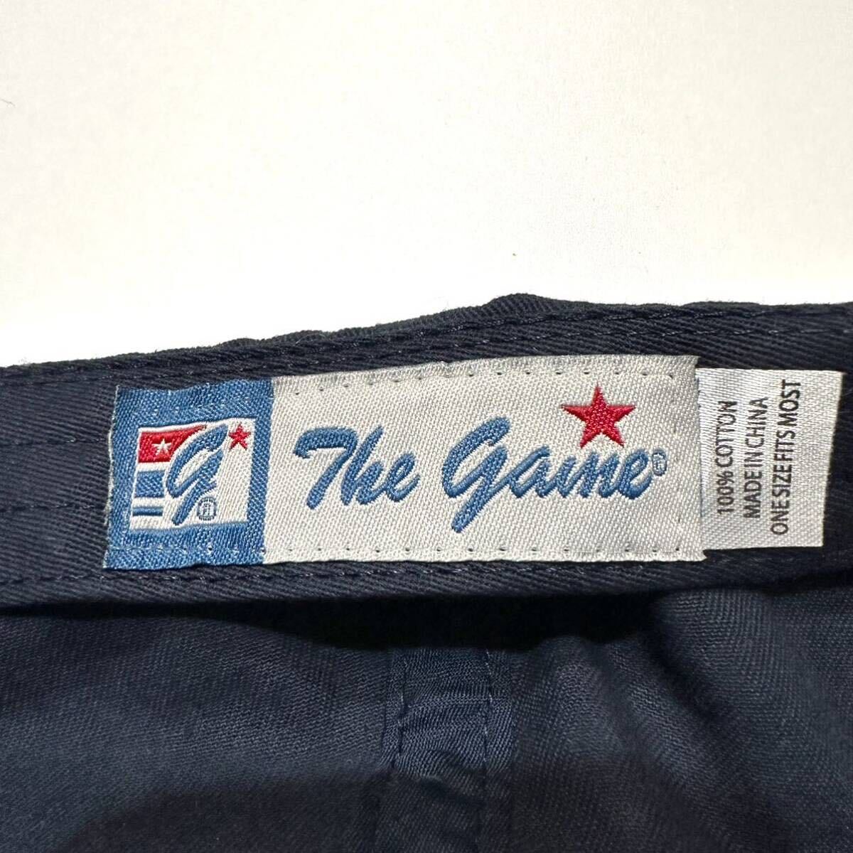 90s The game 6パネル ベースボールキャップ South Dakota サウスダコタ コットン ネイビー 紺 FREE vintage ヴィンテージ ビンテージ USAの画像5