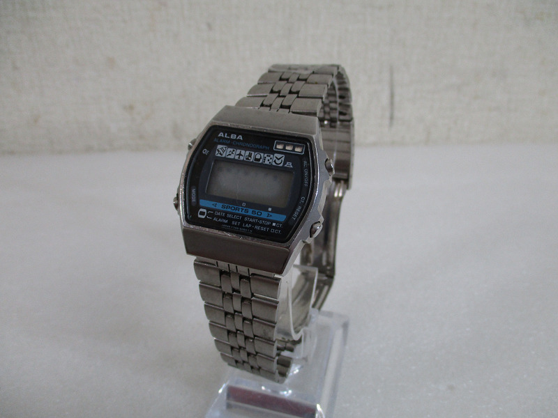 【CP/M】SEIKO ALBA セイコー アルバ 腕時計 Y749-5050 デジタル_画像1